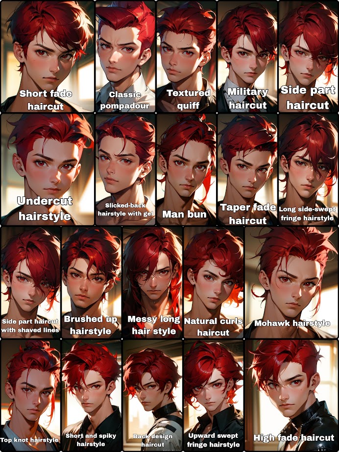 Men's hairstyles: List of 50 hairstyles